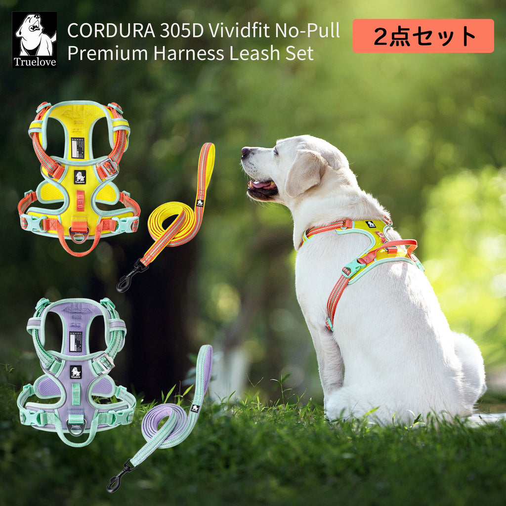 犬 ハーネス 大型犬 着用例 散歩用 反射 高視認性 Truelove