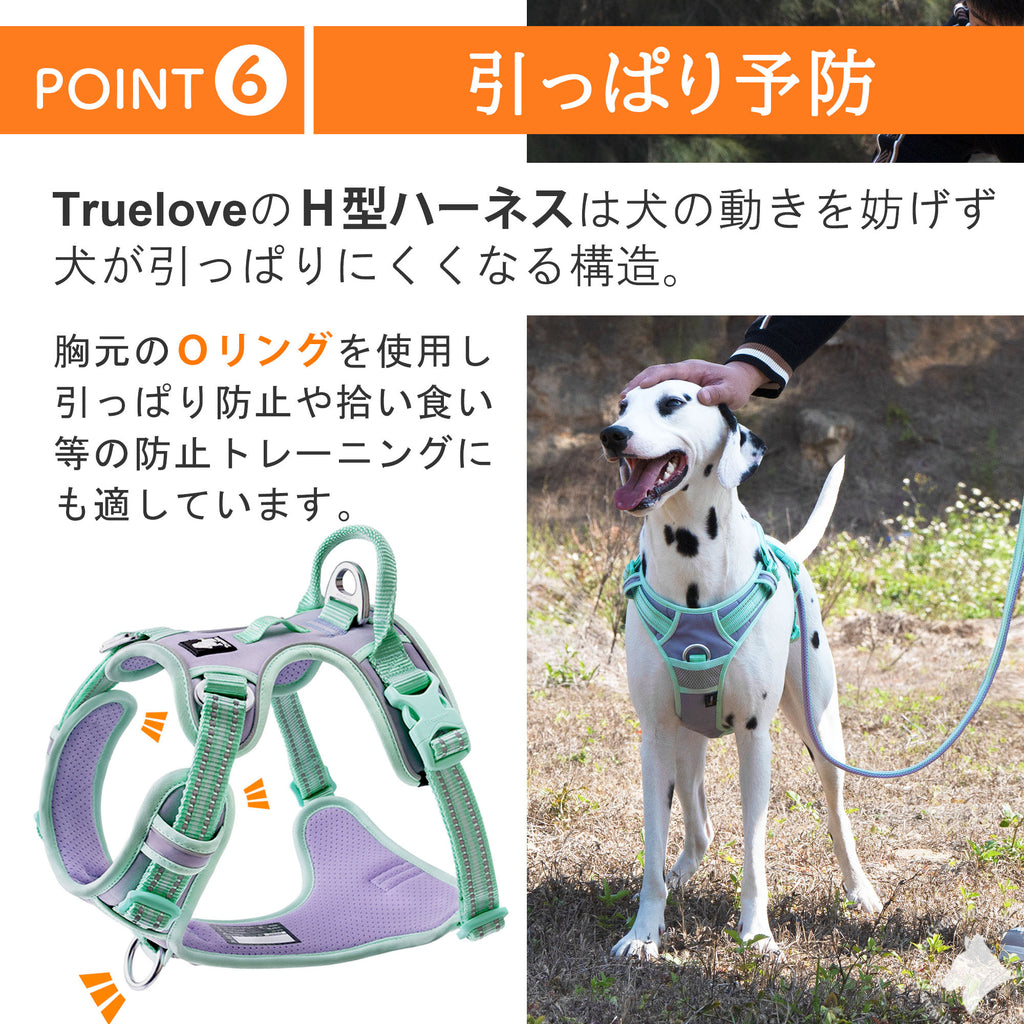 犬 ハーネス 引っ張り防止 ハーネス 前胸リング Oリング トレーニング用 散歩 Truelove