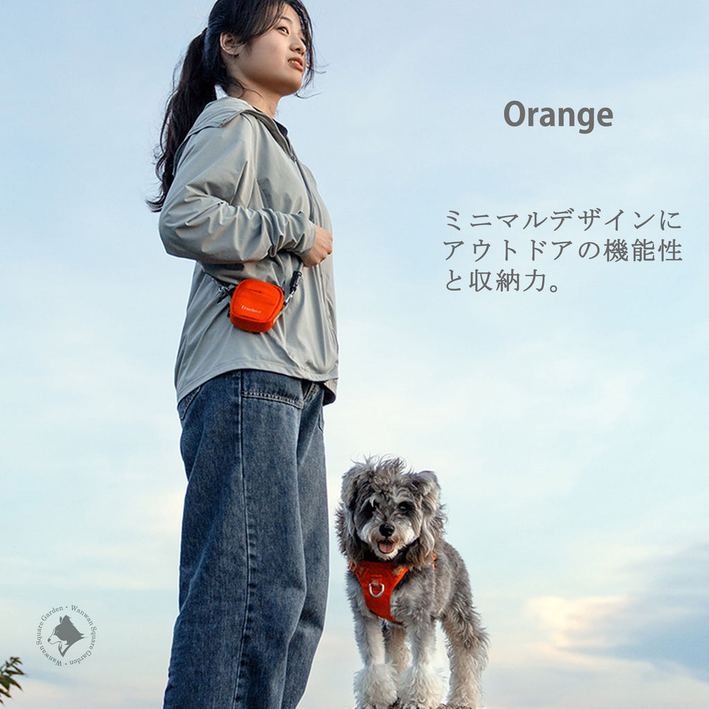 Trueloveショルダーポーチ肩掛け着用イメージ前面