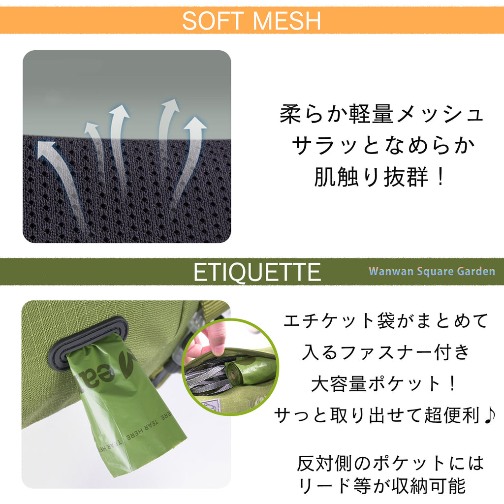犬ハーネス中型/大型犬用Truelove簡単装着コーデュラ軽量メッシュパッドジッパー2WAYポケットバックパッカーハーネス