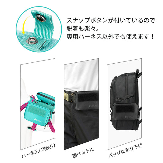犬用人間用ウエストバッグリュックモール防水アウトドアキャンプ散歩Trueloveブランドナイロン製TLH7011専用ドッグタクティカルバッグヨコ型