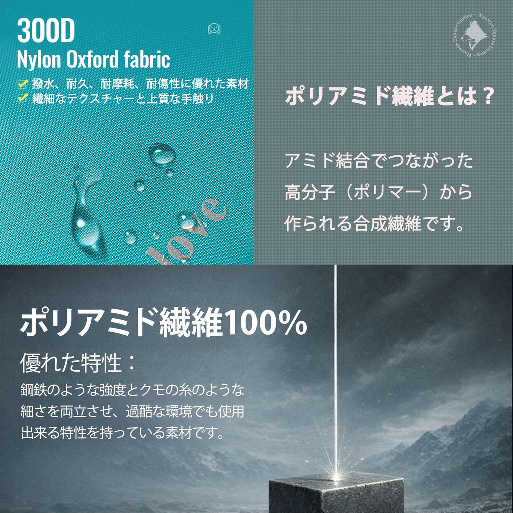 水や汚れに強く、アクティブな場面にも対応
