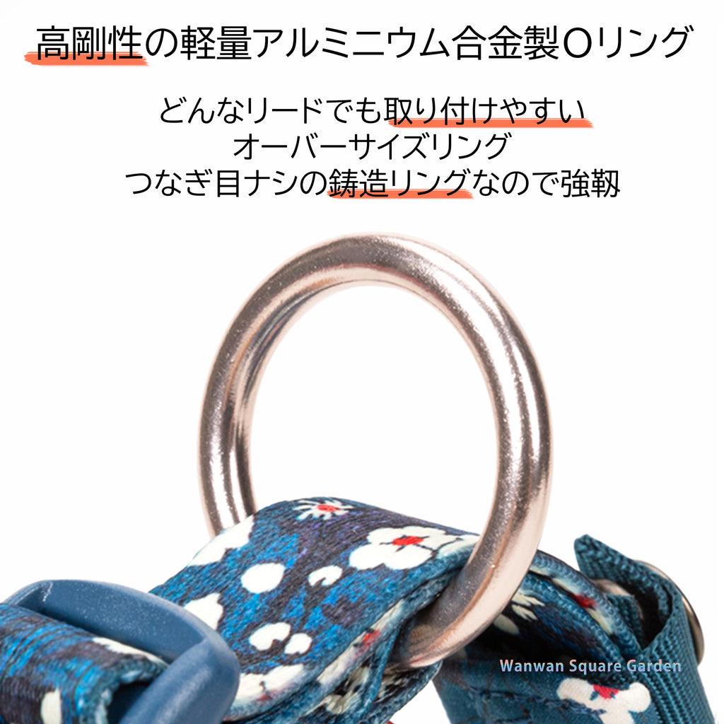 犬首輪犬用首輪軽い小型犬中型犬大型犬Trueloveブランド綿おしゃれ痛くない丈夫花柄フローラルカラー