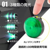 ペット用安全LEDライト防水点滅全灯Trueloveブランド単色発光夜の散歩安全安心クリップ取付セーフティーLEDライト電池式