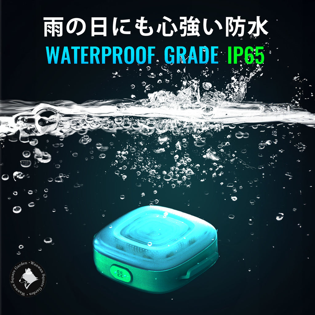 ペット用安全小型LEDライト防水IP65全灯Trueloveブランド7色発光夜の散歩安全対策シリコンストラップ取付ワイヤレス充電LEDレインボーライト