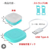 ペット用安全小型LEDライト防水IP65全灯Trueloveブランド7色発光夜の散歩安全対策シリコンストラップ取付ワイヤレス充電LEDレインボーライト