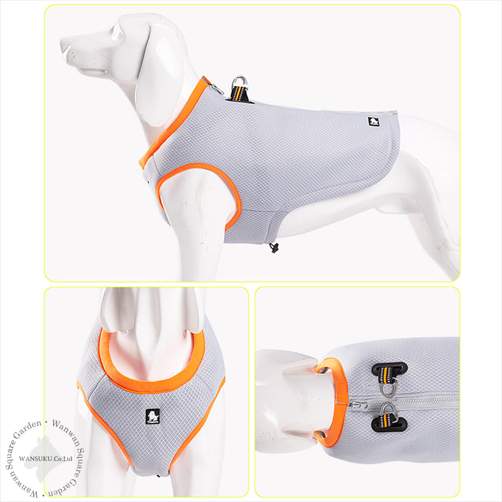 犬熱中症対策クールベストハーネス気化熱冷却涼しい犬服高品質小型犬中型犬大型犬