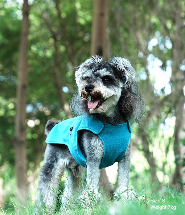 犬服ドッグウェア裏起毛ベストコートあったか抗菌フリース清潔Trueloveブランドアウトドア犬の服秋冬可愛いペット用品犬散歩ドッグ便利犬用小型犬大型犬お散歩お出かけペットグッズ簡単着脱両面起毛ポーラーフリースライトコート