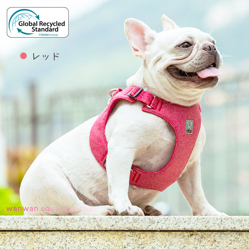犬ハーネス軽量メッシュSDGs環境保護Trueloveブランド衝撃吸収6つの持ち手丈夫かわいい人気エコハーネス