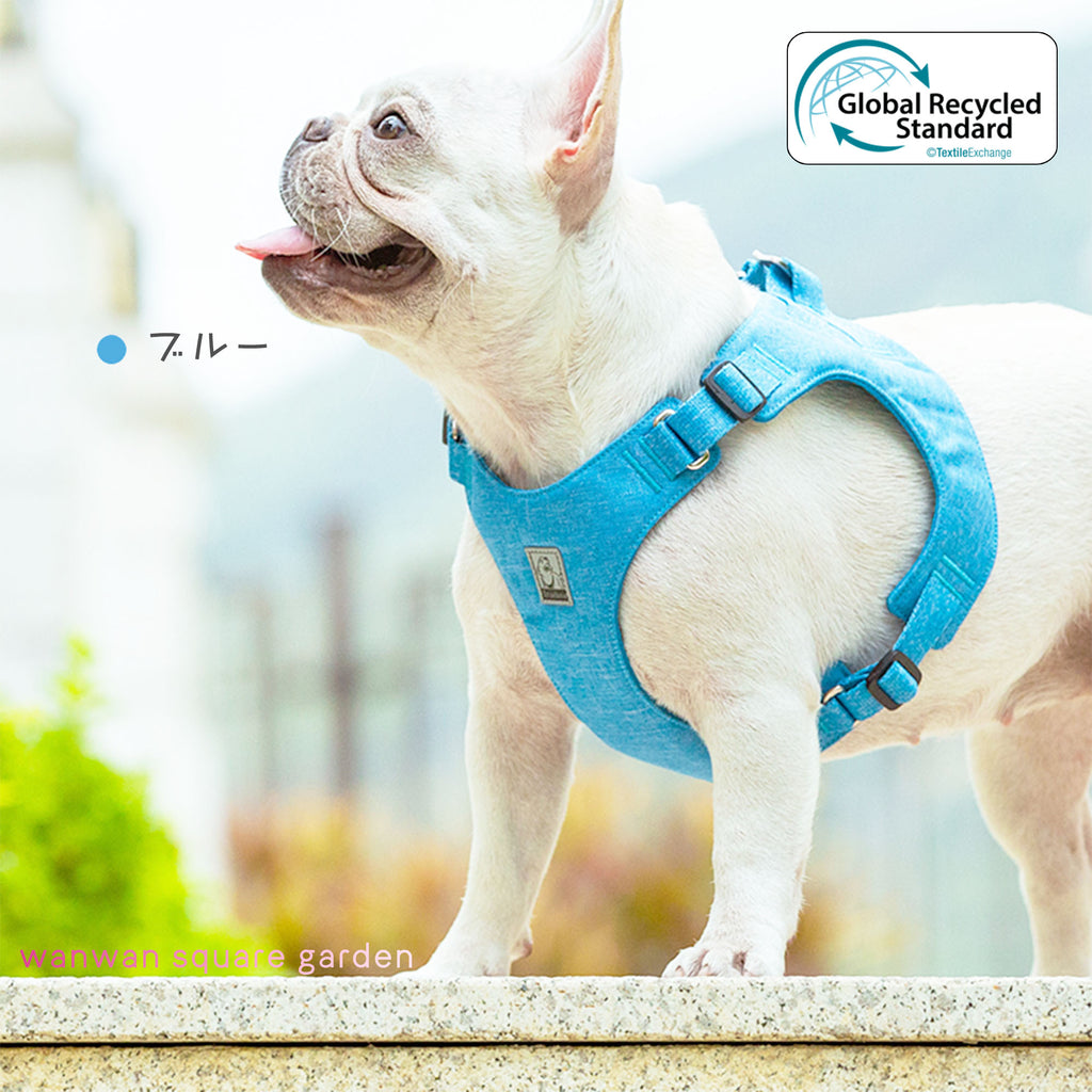犬ハーネス軽量メッシュSDGs環境保護Trueloveブランド衝撃吸収6つの持ち手丈夫かわいい人気エコハーネス
