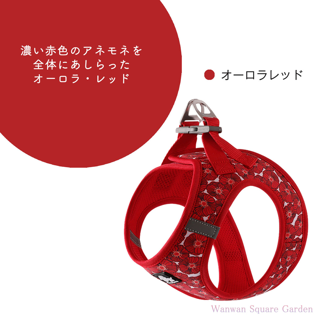 犬ハーネス小型犬中型犬犬用胴輪Trueloveブランドメッシュ軽量つけやすいワンプッシュバックル簡単着脱快適ハッピーパターンイージークイック