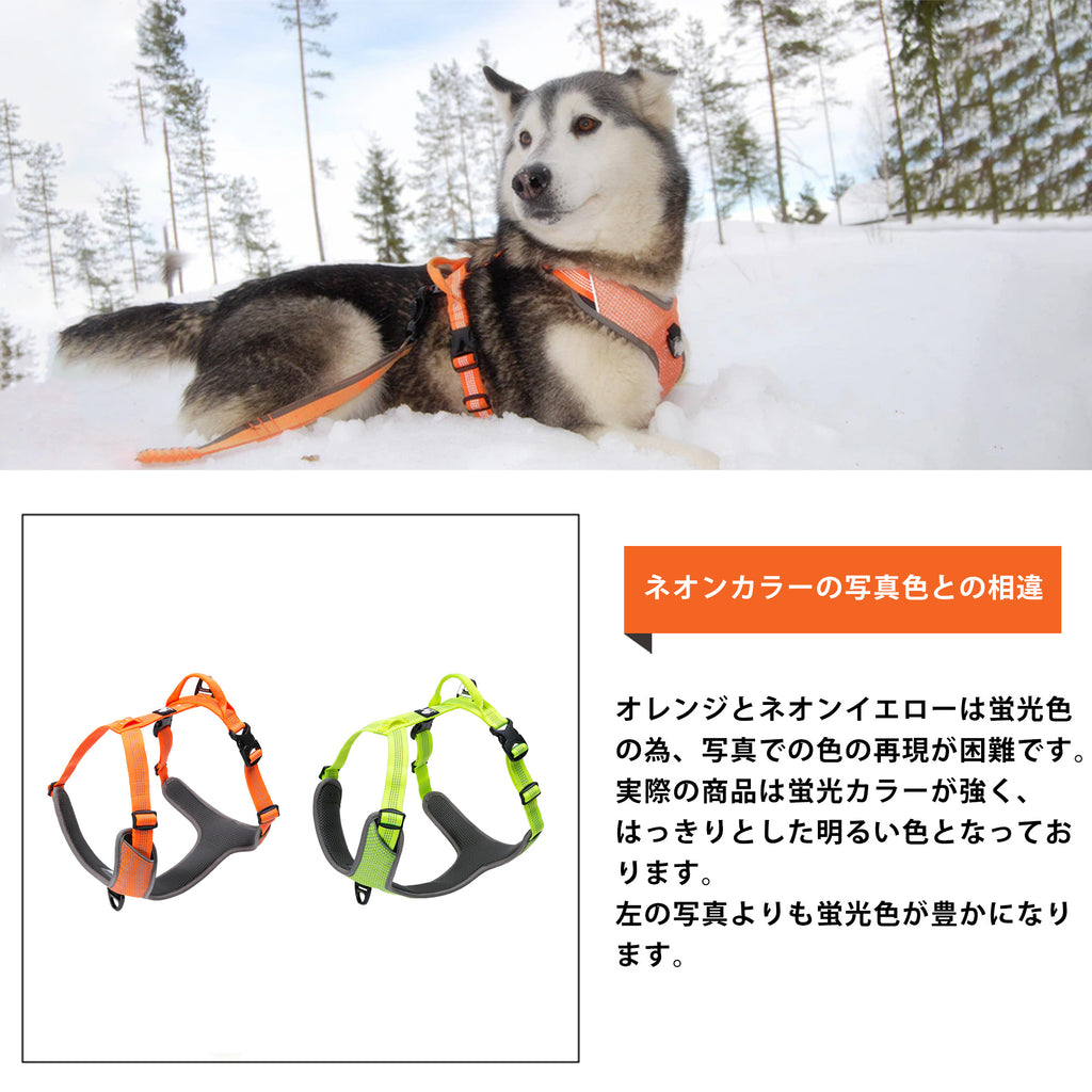 犬ハーネス犬用ハーネス胴輪ソフトパッド簡単装着快適軽量リフレクティブハーネス大型犬小型犬送料無料