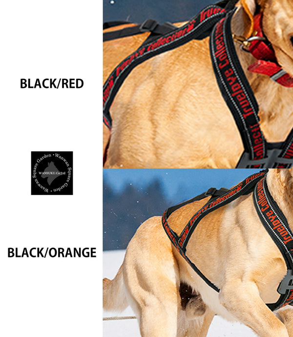 犬ぞり用ハーネスバイクジョアリング対応Xバック式Trueloveプレミアムナイロン製3Mリフレクターソフトパッドメッシュ胸パッドアジャスター高品質クッション性負担軽減WXPullSprintSladHarness