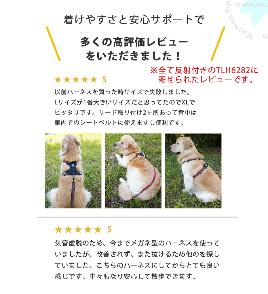 犬ハーネス簡単着脱軽量装着しやすいかっこいいワンタッチコーデュラセーフティハーネス