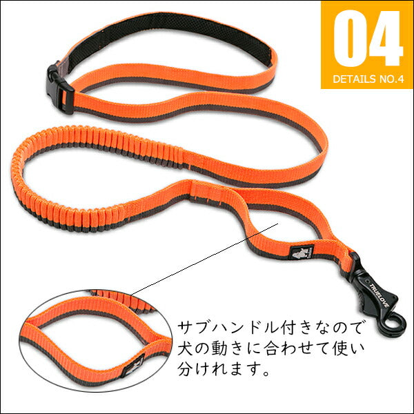 犬リード犬用リード伸縮リードロングリードハンドル付き大型犬中型犬小型犬トレーニング犬のリードのび～るリード