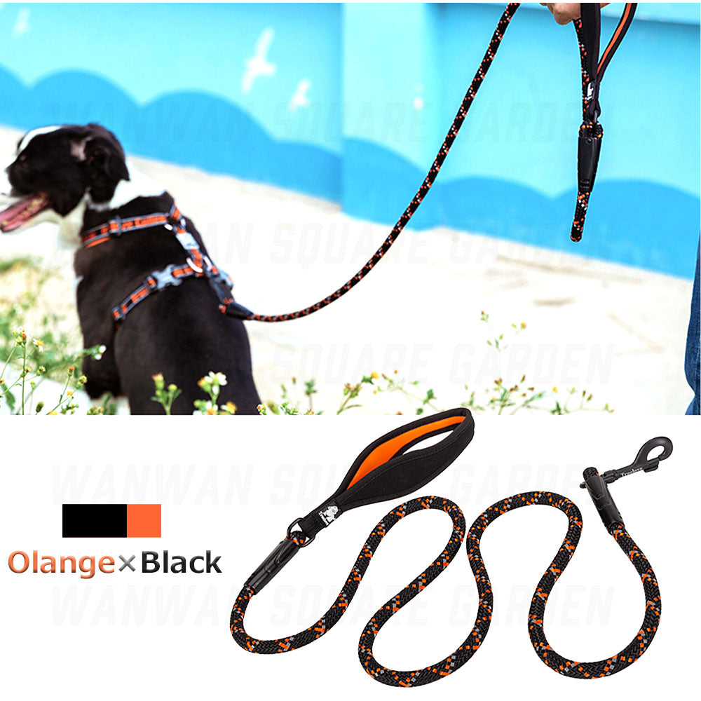 犬リード持ちやすいやわらかい丈夫小型犬中型犬大型犬ソフトハンドルCLIMBINGROPELEAD180