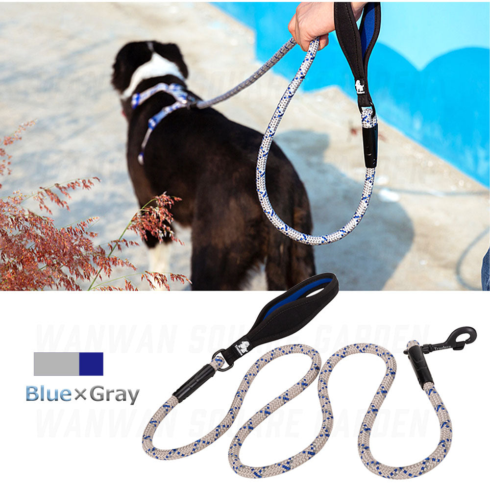 犬リード持ちやすいやわらかい丈夫小型犬中型犬大型犬ソフトハンドルCLIMBINGROPELEAD180