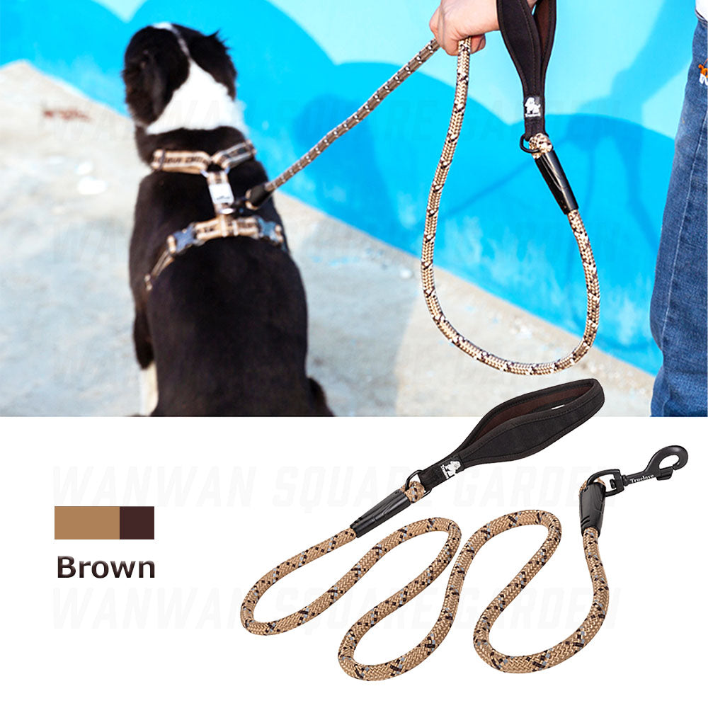 犬リード持ちやすいやわらかい丈夫小型犬中型犬大型犬ソフトハンドルCLIMBINGROPELEAD180