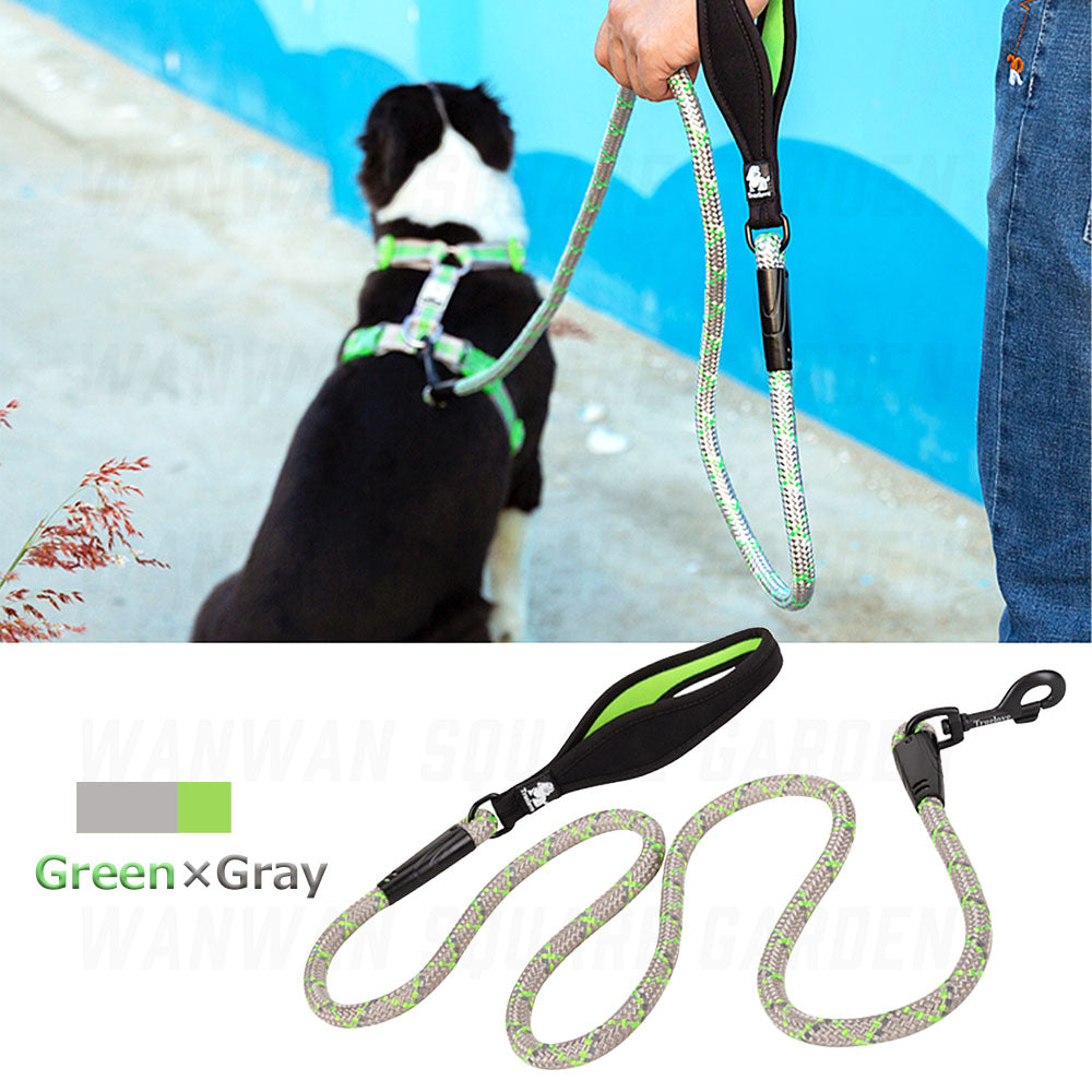 犬リード持ちやすいやわらかい丈夫小型犬中型犬大型犬ソフトハンドルCLIMBINGROPELEAD180