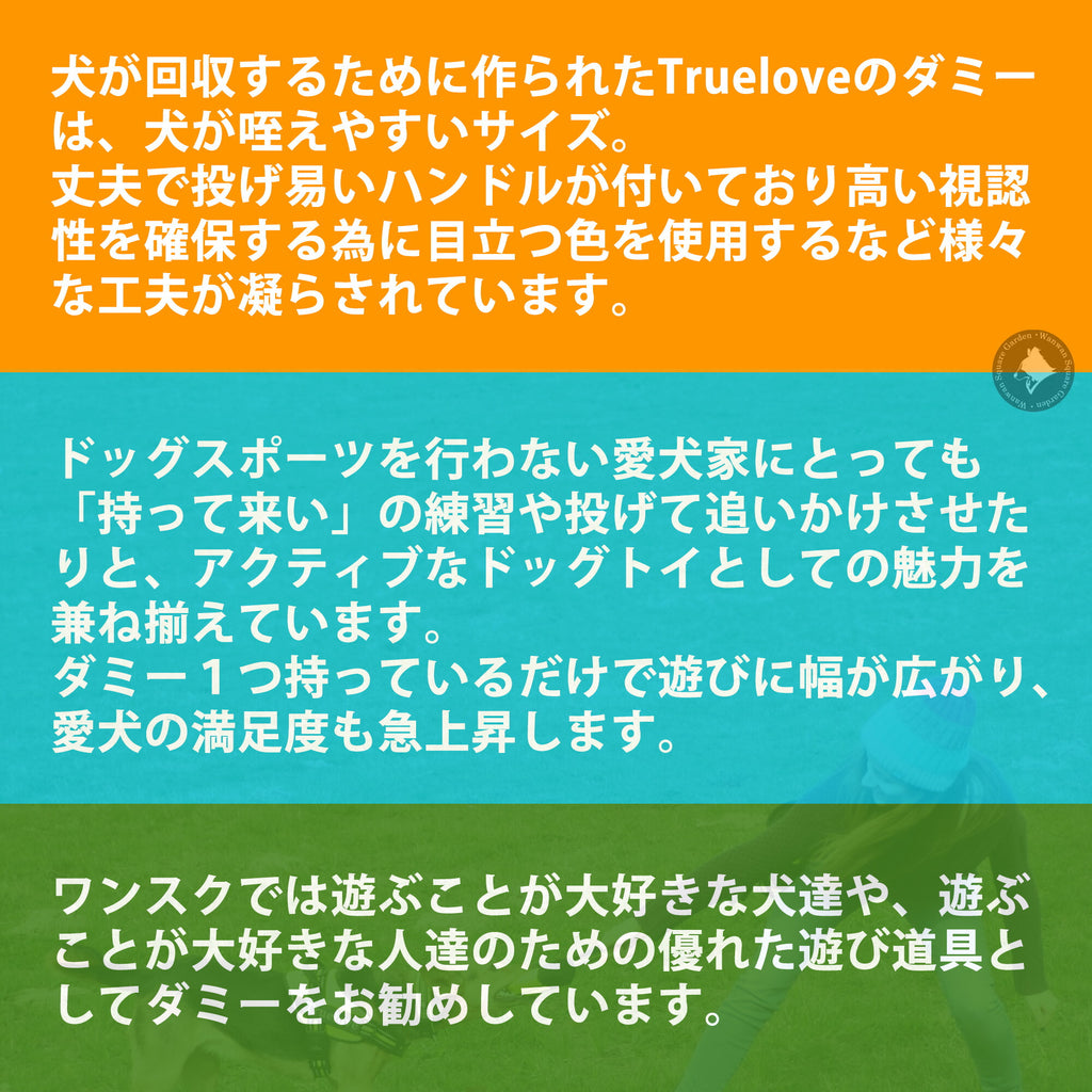 犬用おもちゃTrueloveブランド投げて引っ張る遊ぶアウトドア用品楽しい丈夫携帯フードケースレトリービングスナックダミーSNACKBAG