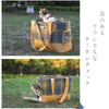 撥水PU加工付きトートキャリー雨や汚れに強い猫犬用バッグ